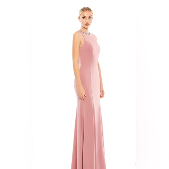 NWOT MAC DUGGAL EMBELLISHED NECK TRUMPET GOWN Sz. 2 - Picture 2 of 10